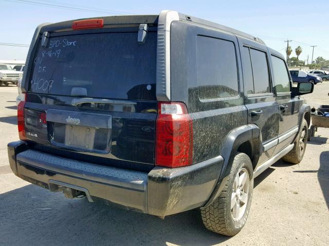 1J8HG48N68C154009 - 2008 JEEP COMMANDER შავი ფოტო 4