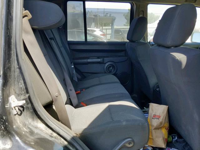 1J8HG48N68C154009 - 2008 JEEP COMMANDER შავი ფოტო 6