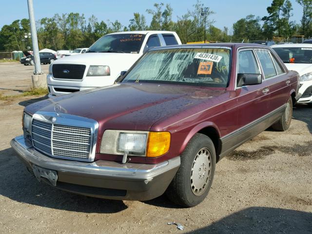 WDBCB25D2HA329284 - 1987 MERCEDES-BENZ 300 SDL MAROON photo 2