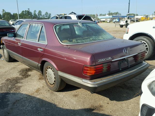 WDBCB25D2HA329284 - 1987 MERCEDES-BENZ 300 SDL MAROON photo 3