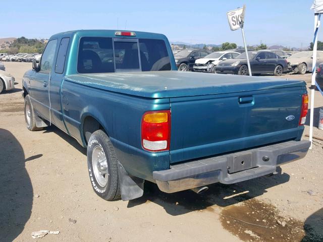 1FTYR14X3WPB10756 - 1998 FORD RANGER SUP GREEN photo 3