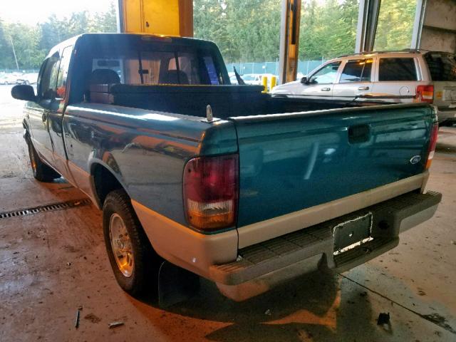 1FTCR14U9RPA97855 - 1994 FORD RANGER SUP GREEN photo 3