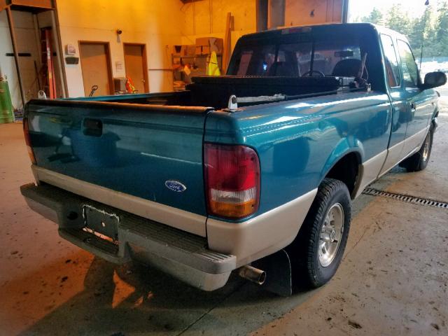 1FTCR14U9RPA97855 - 1994 FORD RANGER SUP GREEN photo 4