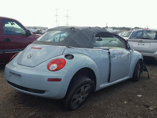3VWRF31Y56M312765 - 2006 VOLKSWAGEN NEW BEETLE Mavi foto 4