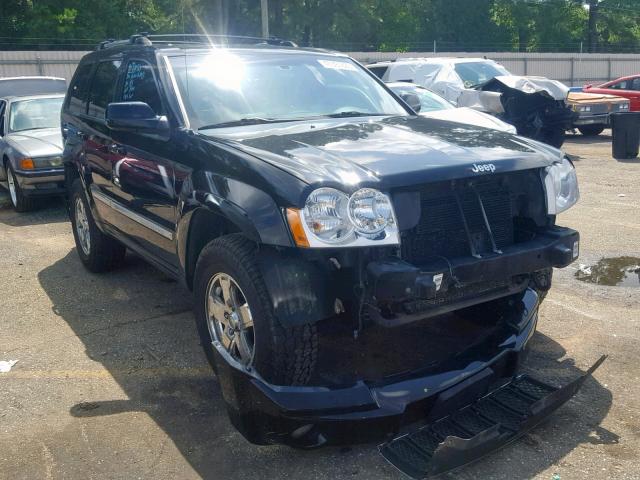 1J8HR68207C555291 - 2007 JEEP GRAND CHER BLACK photo 1