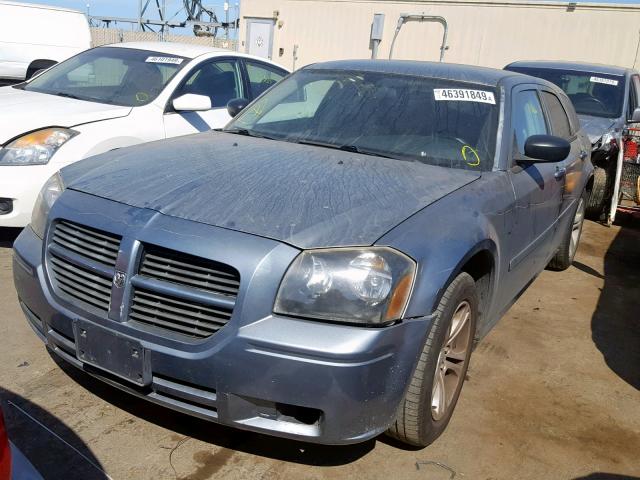 2D4FV47T66H531598 - 2006 DODGE MAGNUM SE BLUE photo 2