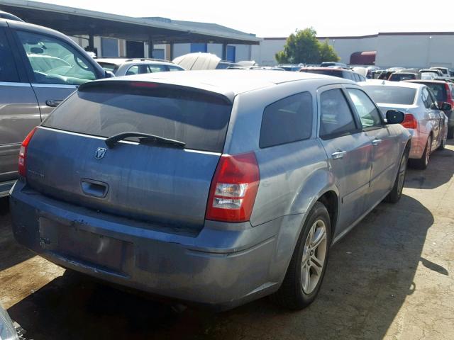 2D4FV47T66H531598 - 2006 DODGE MAGNUM SE BLUE photo 4