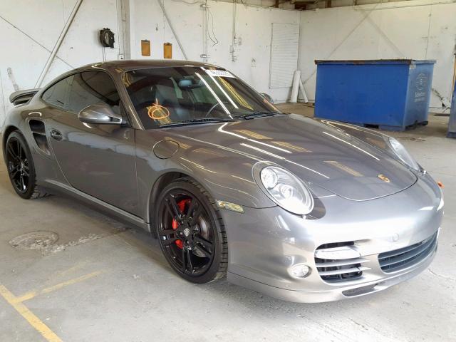 WP0AD2A91AS766388 - 2010 PORSCHE 911 TURBO GRAY photo 1