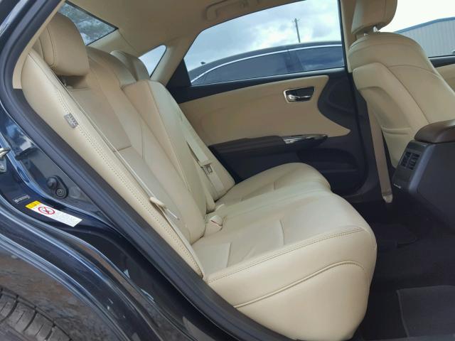 4T1BK1EB7GU201427 - 2016 TOYOTA AVALON XLE BLACK photo 6