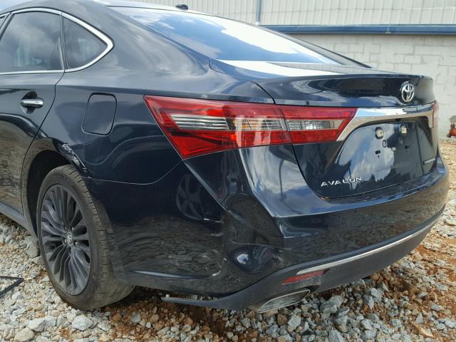 4T1BK1EB7GU201427 - 2016 TOYOTA AVALON XLE BLACK photo 9
