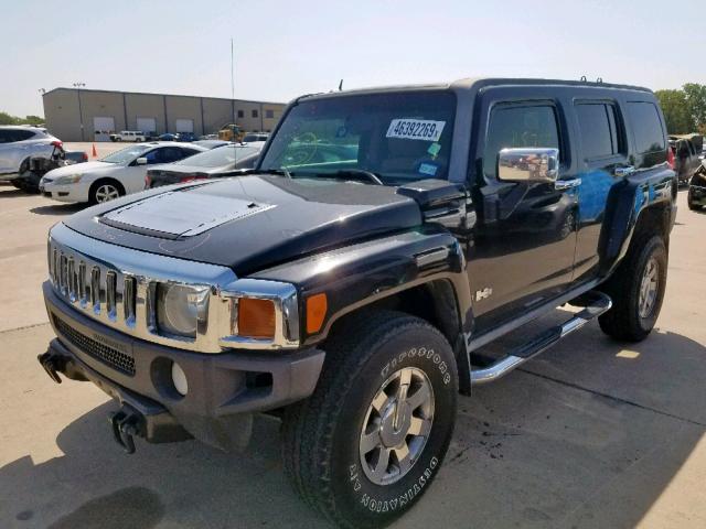 5GTDN136668143949 - 2006 HUMMER H3 BLACK photo 2