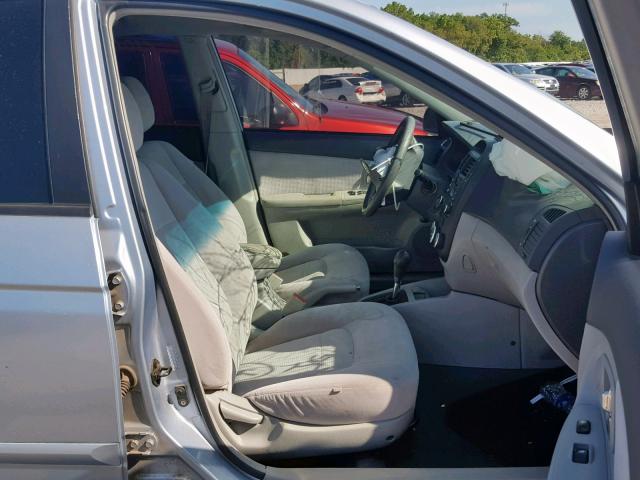 KNAFE121575401965 - 2007 KIA SPECTRA EX SILVER photo 5