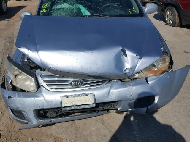 KNAFE121575401965 - 2007 KIA SPECTRA EX SILVER photo 7