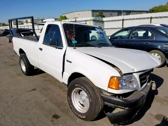 1FTYR10U53PB05162 - 2003 FORD RANGER WHITE photo 1