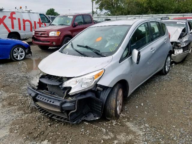 3N1CE2CP0GL384218 - 2016 NISSAN VERSA NOTE SILVER photo 2