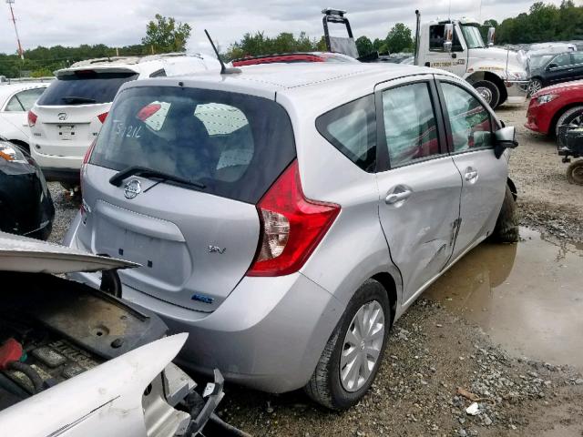 3N1CE2CP0GL384218 - 2016 NISSAN VERSA NOTE SILVER photo 4