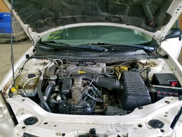 1B3EL36X54N174191 - 2004 DODGE STRATUS SE WHITE photo 10