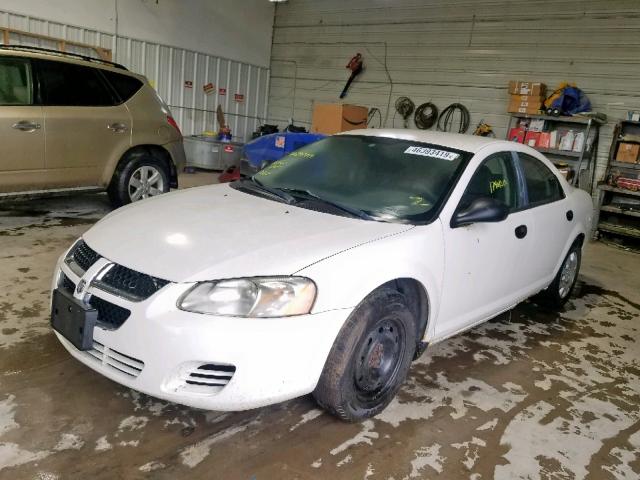 1B3EL36X54N174191 - 2004 DODGE STRATUS SE WHITE photo 2