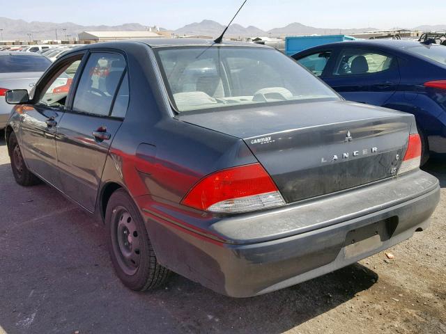 JA3AJ26E03U114253 - 2003 MITSUBISHI LANCER ES GRAY photo 3