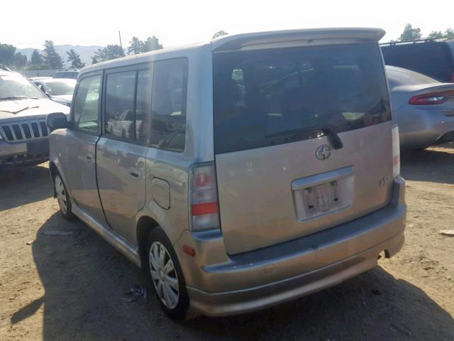 JTLKT324064117567 - 2006 TOYOTA SCION XB ვერცხლისფერი ფოტო 3