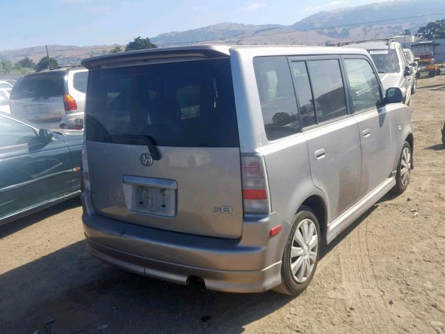 JTLKT324064117567 - 2006 TOYOTA SCION XB ვერცხლისფერი ფოტო 4