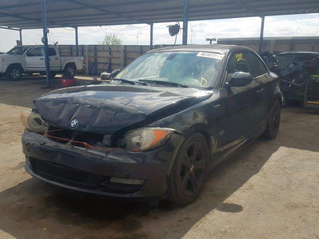 WBAUP9C53AVF49415 - 2010 BMW 128 I BLACK photo 2