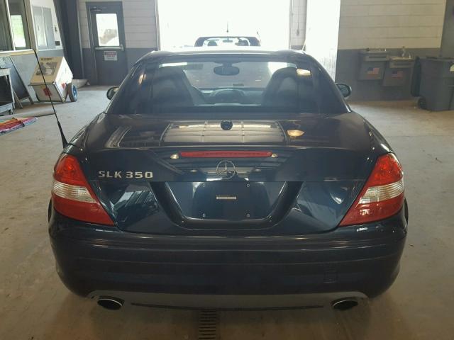 WDBWK56F26F098272 - 2006 MERCEDES-BENZ SLK 350 BLUE photo 6