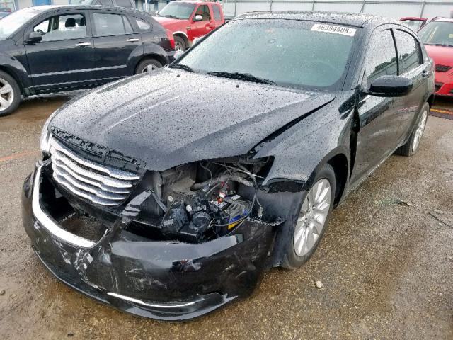 1C3CCBAB8EN167821 - 2014 CHRYSLER 200 LX BLACK photo 2