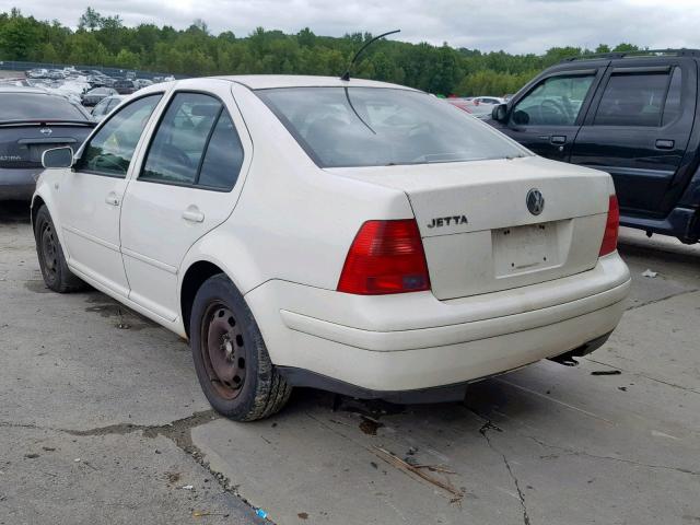 3VWRK69M91M132552 - 2001 VOLKSWAGEN JETTA GL WHITE photo 3