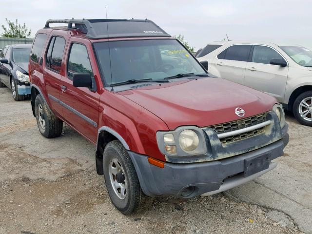 5N1DD28T34C669234 - 2004 NISSAN XTERRA XE MAROON photo 1