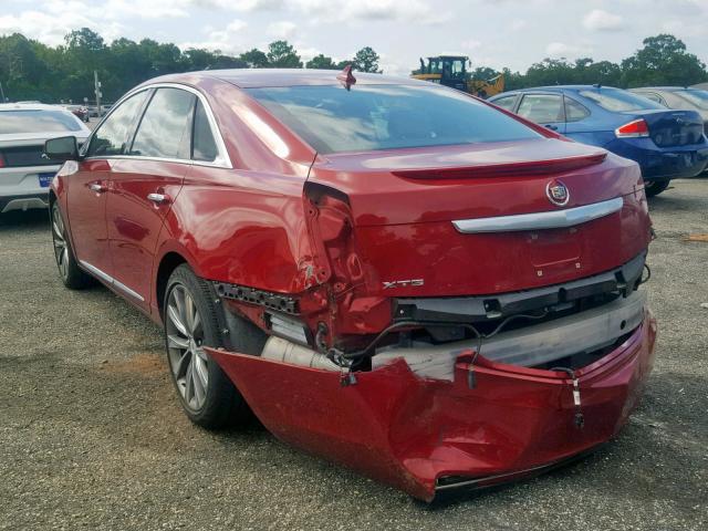 2G61N5S37D9116398 - 2013 CADILLAC XTS RED photo 3