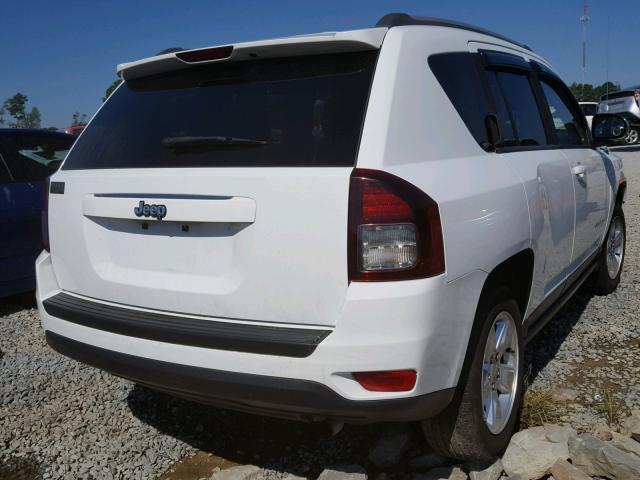 1C4NJCBA8FD366896 - 2015 JEEP COMPASS SP WHITE photo 4