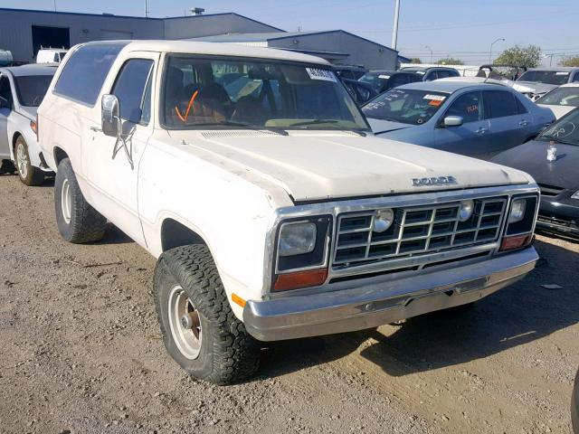 1B4GW12T5FS696231 - 1985 DODGE RAMCHARGER TAN photo 1