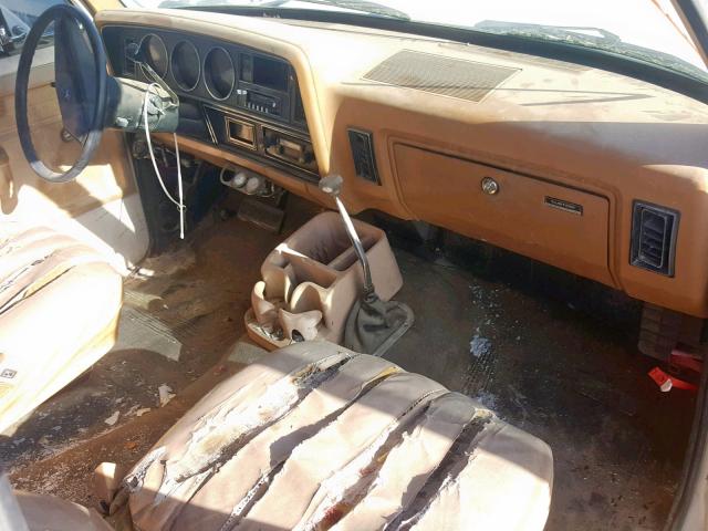 1B4GW12T5FS696231 - 1985 DODGE RAMCHARGER TAN photo 9