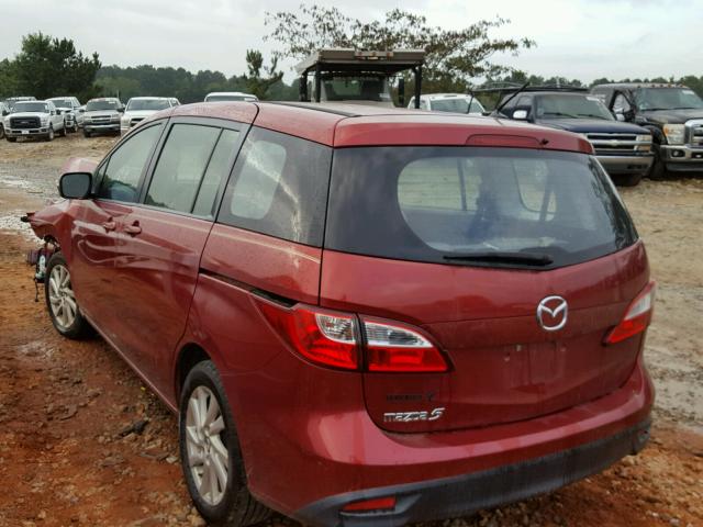 JM1CW2BL8D0147204 - 2013 MAZDA 5 RED photo 3