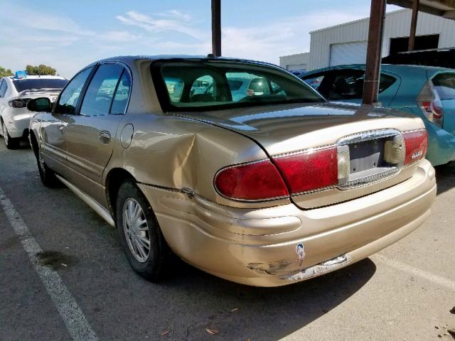 1G4HP52K45U100592 - 2005 BUICK LESABRE CU GOLD photo 3