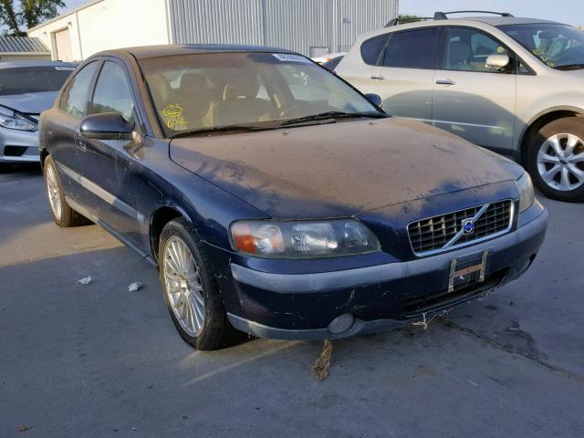 YV1RS58DX32282494 - 2003 VOLVO S60 2.4T BLUE photo 1