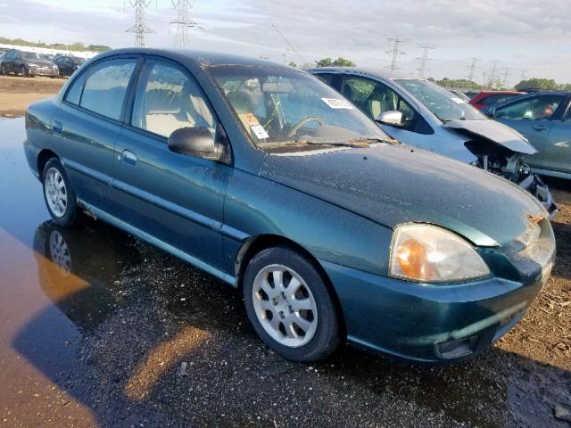 KNADC125136205946 - 2003 KIA RIO GREEN photo 1