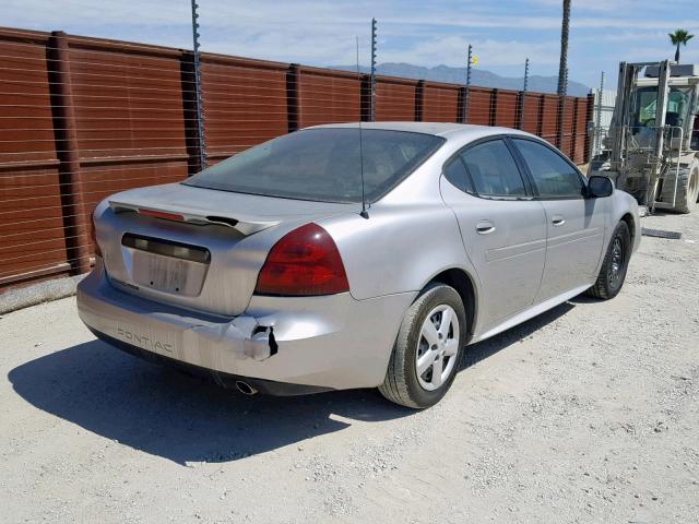 2G2WP582161194709 - 2006 PONTIAC GRAND PRIX SILVER photo 4