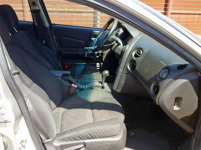 2G2WP582161194709 - 2006 PONTIAC GRAND PRIX SILVER photo 5