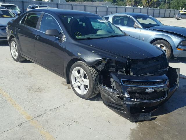 1G1ZB5EB8AF176066 - 2010 CHEVROLET MALIBU LS BLACK photo 1