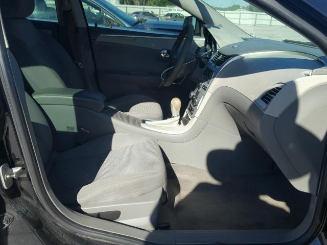 1G1ZB5EB8AF176066 - 2010 CHEVROLET MALIBU LS BLACK photo 5