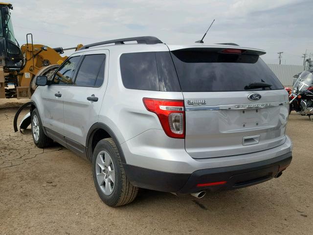 1FM5K7B8XDGB88885 - 2013 FORD EXPLORER SILVER photo 3