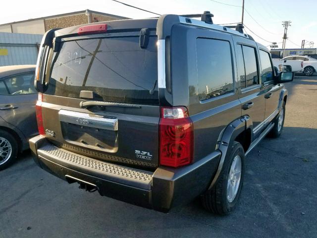 1J8HG58296C339342 - 2006 JEEP COMMANDER 灰色 照片 4
