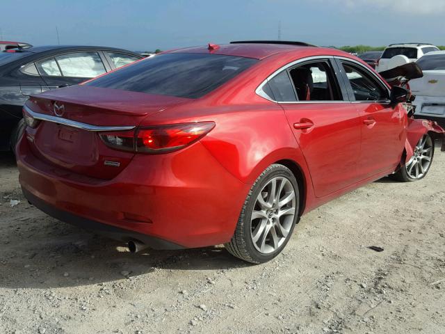 JM1GJ1W54F1208969 - 2015 MAZDA 6 GRAND TO RED photo 4