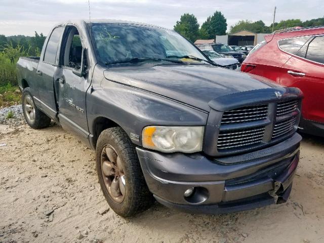 1D7HA18D64S658810 - 2004 DODGE RAM 1500 S GRAY photo 1