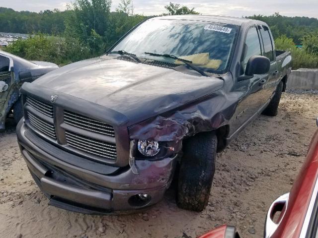 1D7HA18D64S658810 - 2004 DODGE RAM 1500 S GRAY photo 2