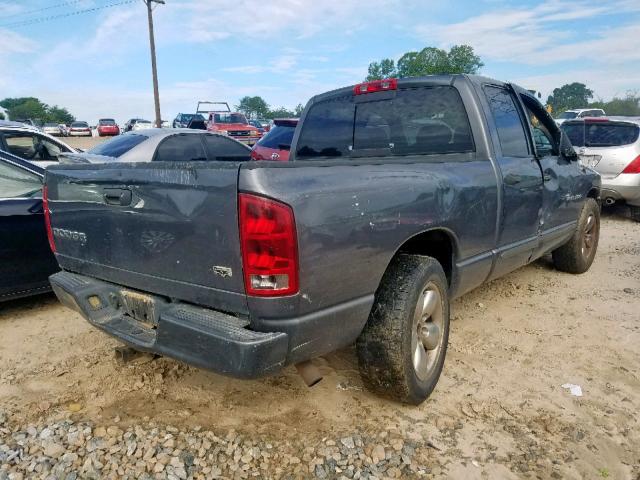 1D7HA18D64S658810 - 2004 DODGE RAM 1500 S GRAY photo 4