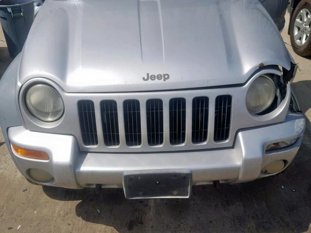 1J8GL58K12W287818 - 2002 JEEP LIBERTY LI GRAY photo 7