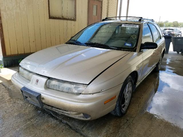 1G8ZK8270XZ216747 - 1999 SATURN SW2 GOLD photo 2